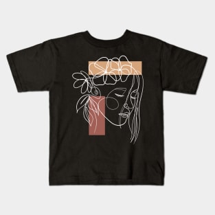 One Line Art Classic T-Shirt Kids T-Shirt